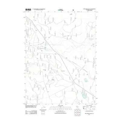 2012 Map of Pine Creek Valley, 2012 Print