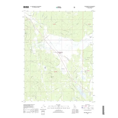 2018 Map of Pine Creek Valley, 2018 Print