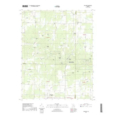 2017 Map of Pine Crest, 2017 Print