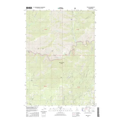 2017 Map of Pine Flat, 2017 Print