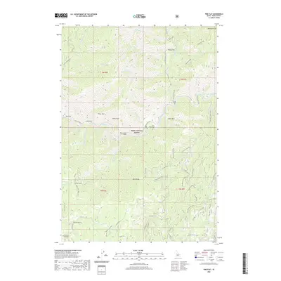2020 Map of Pine Flat, 2020 Print