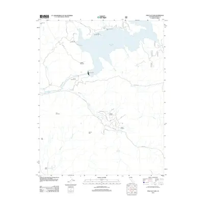 2012 Map of Pine Flat Dam, 2012 Print