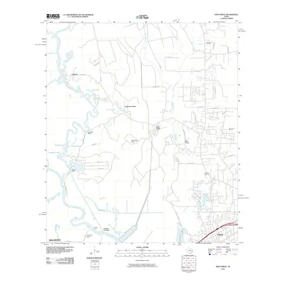 2010 Map of Pine Forest, 2010 Print