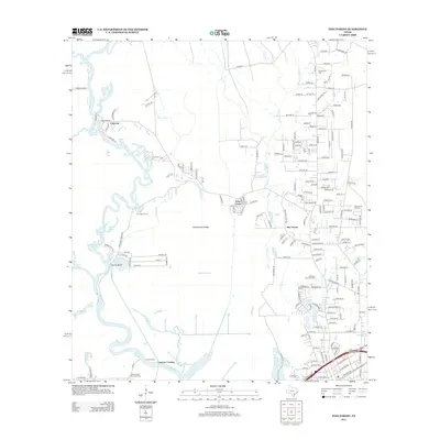 2013 Map of Pine Forest, 2013 Print