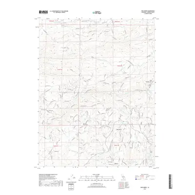 2018 Map of Pine Grove, 2018 Print