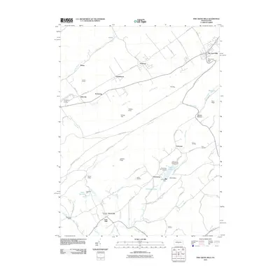 2010 Map of Pine Grove Mills, 2010 Print