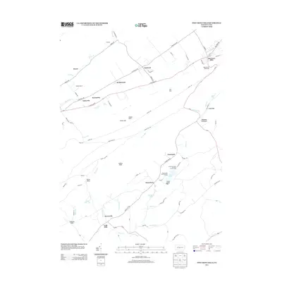 2013 Map of Pine Grove Mills, 2013 Print
