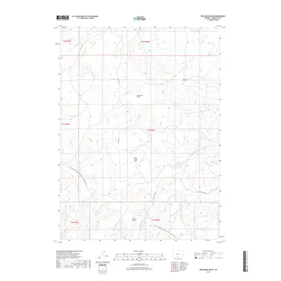 2017 Map of Pine Grove Ranch, 2017 Print