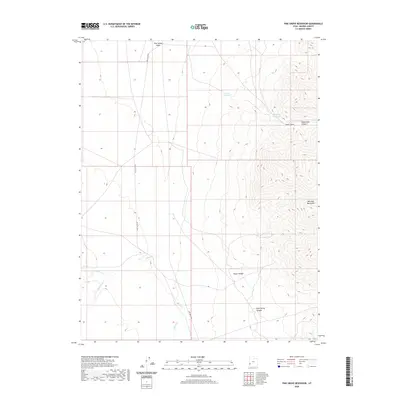 2020 Map of Pine Grove Reservoir, 2020 Print
