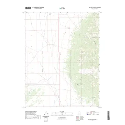 2023 Map of Pine Grove Reservoir, 2023 Print