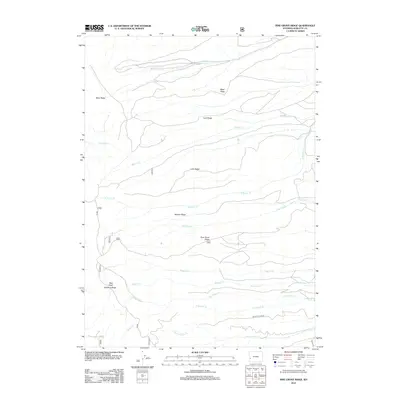 2012 Map of Pine Grove Ridge, 2012 Print