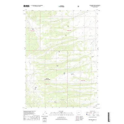 2017 Map of Pine Grove Ridge, 2017 Print