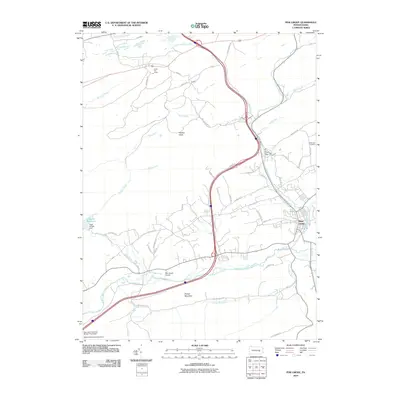 2010 Map of Pine Grove, 2010 Print