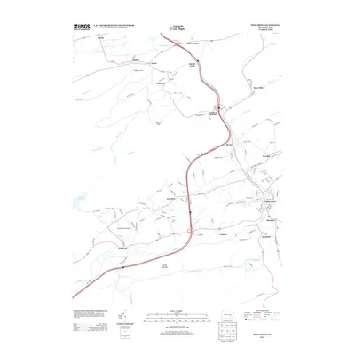 2013 Map of Pine Grove, 2013 Print