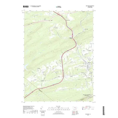 2019 Map of Pine Grove, 2019 Print