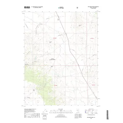 2018 Map of Pine Grove Spring, 2018 Print