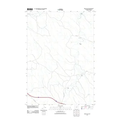 2012 Map of Pine Gulch, 2012 Print