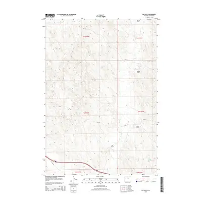 2015 Map of Pine Gulch, 2015 Print