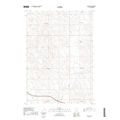 2017 Map of Pine Gulch, 2017 Print
