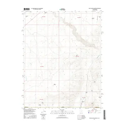 2017 Map of Pine Hollow Canyon, 2017 Print