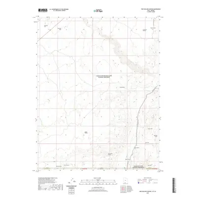 2020 Map of Pine Hollow Canyon, 2020 Print