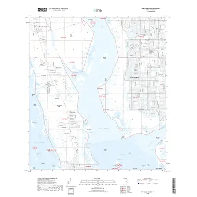 2018 Map of Pine Island Center, 2018 Print
