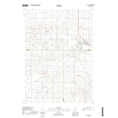 2019 Map of Pine Island, 2019 Print
