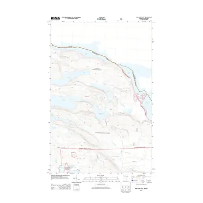 2013 Map of Pine Lake East, 2013 Print