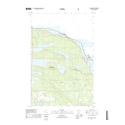 2019 Map of Pine Lake East, 2019 Print