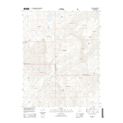 2014 Map of Pine Lake, 2014 Print