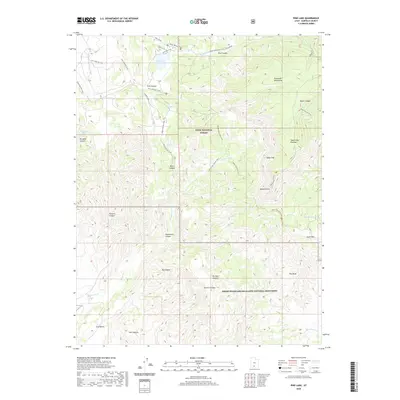 2020 Map of Pine Lake, 2020 Print