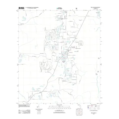 2012 Map of Pine Lakes, 2012 Print
