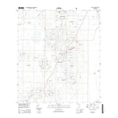 2015 Map of Pine Lakes, 2015 Print