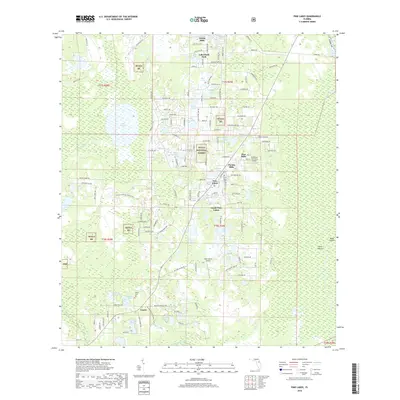 2018 Map of Pine Lakes, 2018 Print