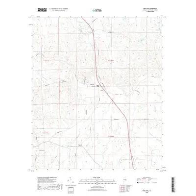 2018 Map of Pine Level, 2018 Print