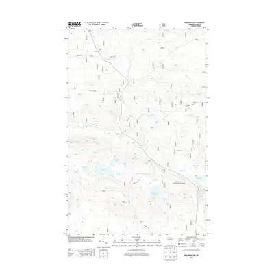 2013 Map of Pine Mountain, 2013 Print