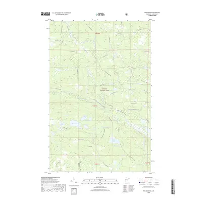 2019 Map of Pine Mountain, 2019 Print