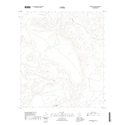 2019 Map of Pine Mountain East, 2019 Print