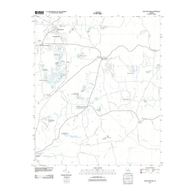 2011 Map of Pine Mountain, 2011 Print