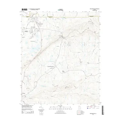 2014 Map of Pine Mountain, 2014 Print