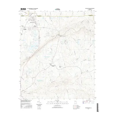 2017 Map of Pine Mountain, 2017 Print
