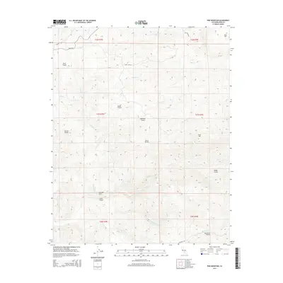 2015 Map of Pine Mountain, 2015 Print