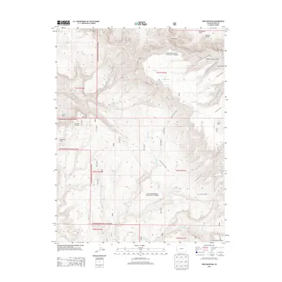 2013 Map of Pine Mountain, 2013 Print