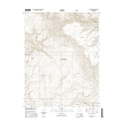 2016 Map of Pine Mountain, 2016 Print