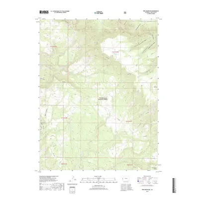 2019 Map of Pine Mountain, 2019 Print