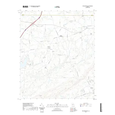 2020 Map of Pine Mountain SW, 2020 Print