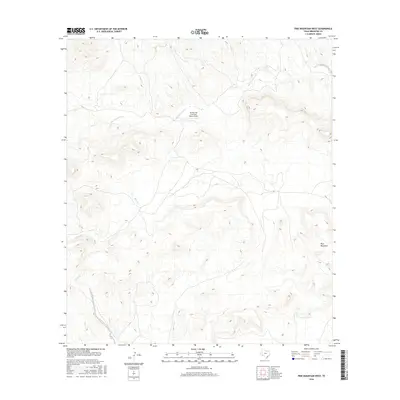2016 Map of Pine Mountain West, 2016 Print