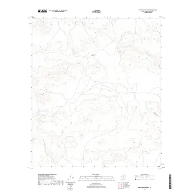2019 Map of Pine Mountain West, 2019 Print
