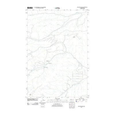 2011 Map of Pine Mountain, 2011 Print