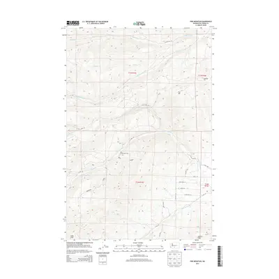 2014 Map of Pine Mountain, 2014 Print